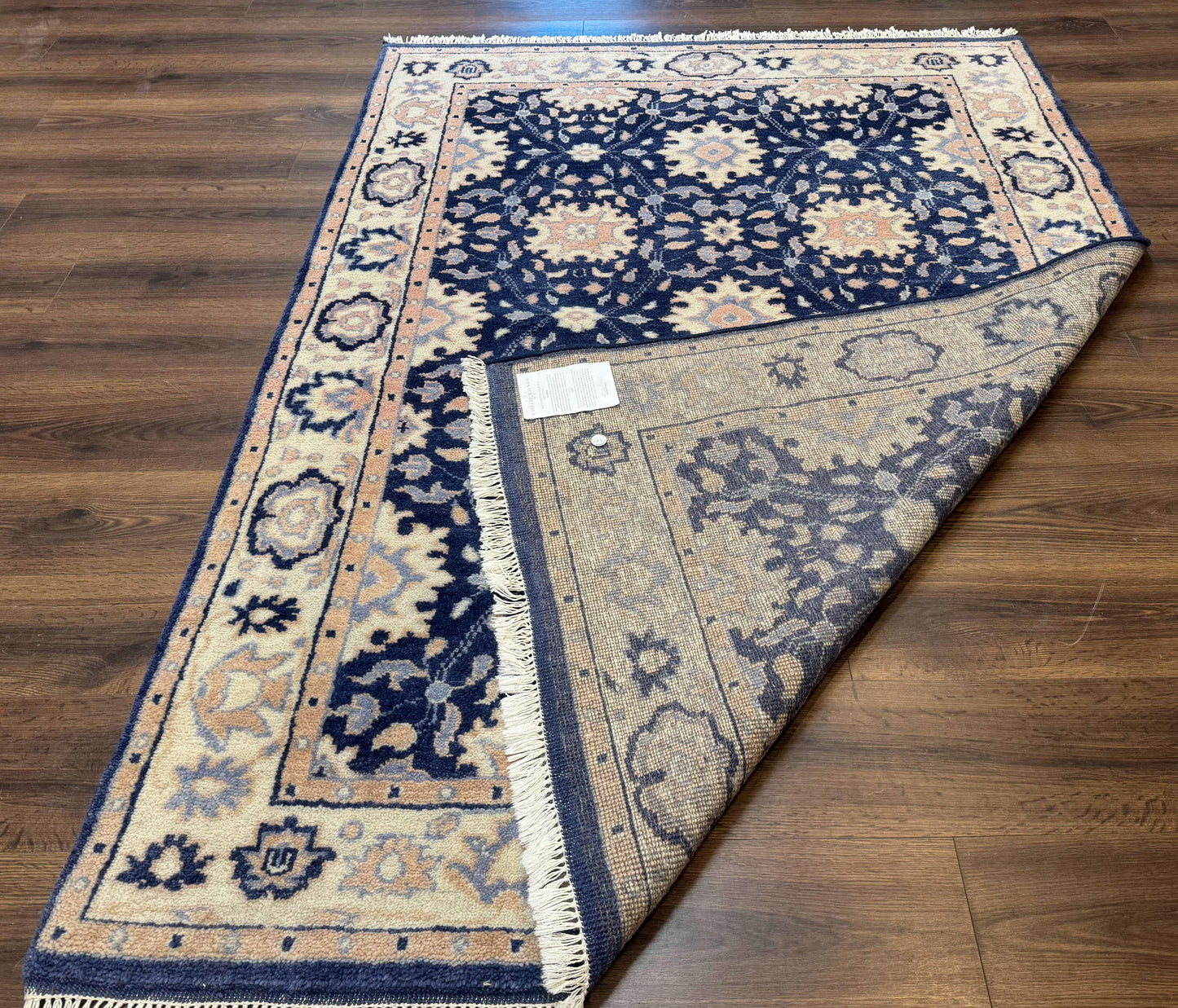 Blue and Beige Indian Rug, Indo Persian Carpet - Nuvé
