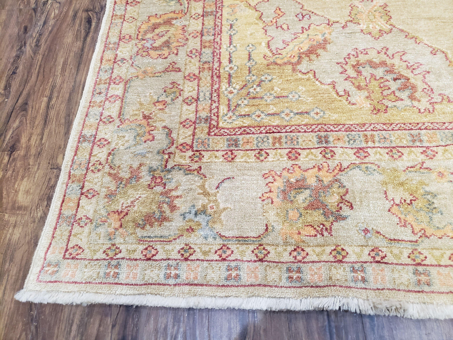 6x9 Turkish Oushak Rug, Wool Rug, Hand Knotted - Nuvé