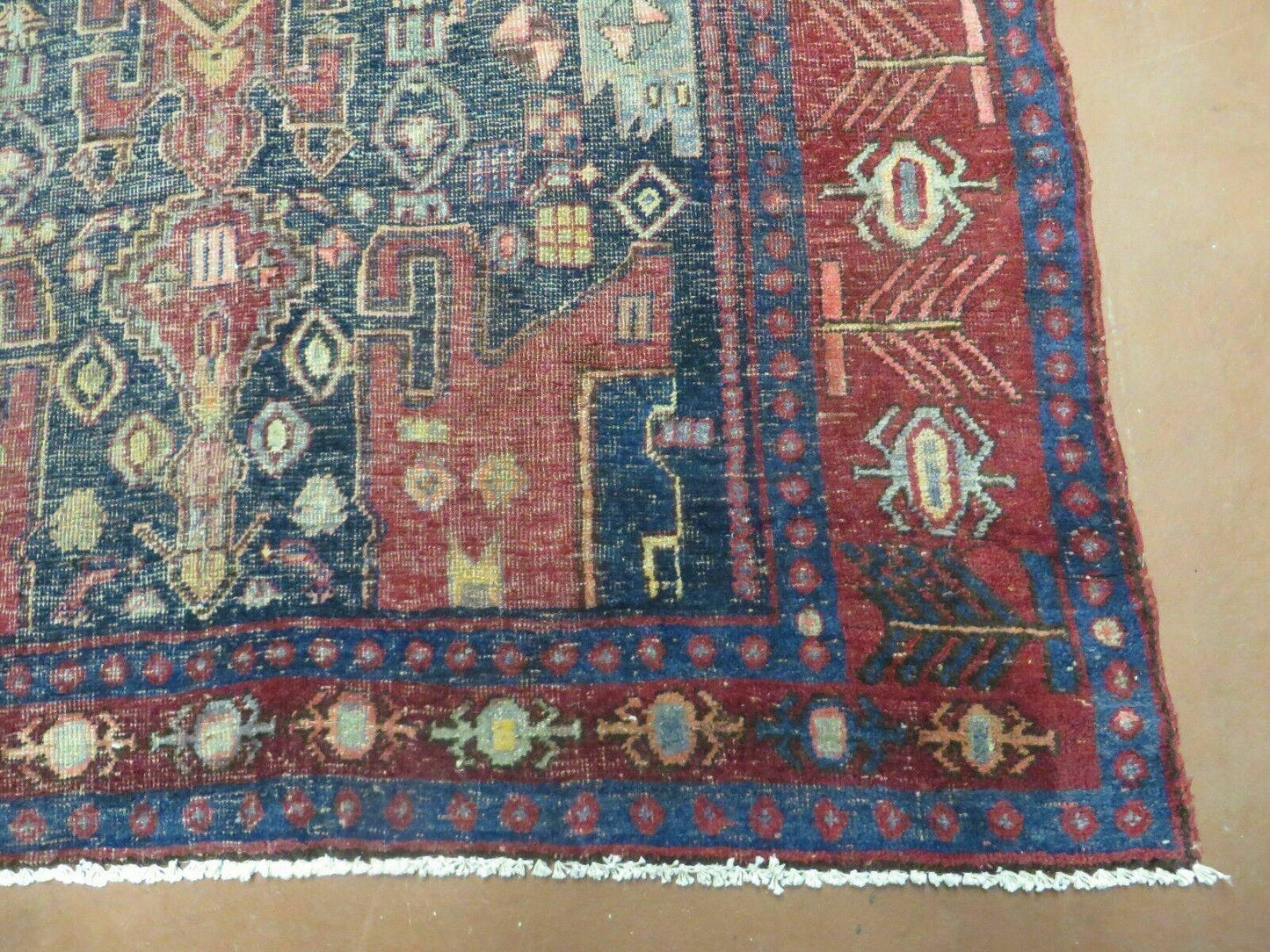 4' X 10' Antique Handmade Turkish Floral Tribal Oriental Wool Rug #627 - Nuvé