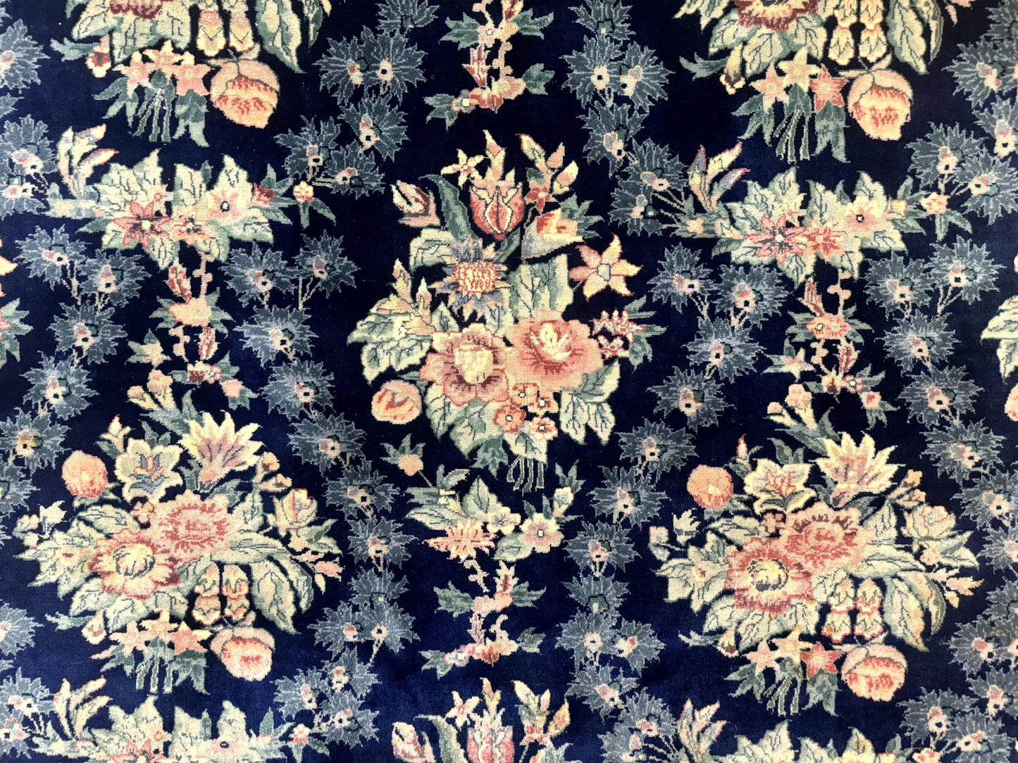Sino Persian Rug 6x9, Navy Blue, Floral - Nuvé