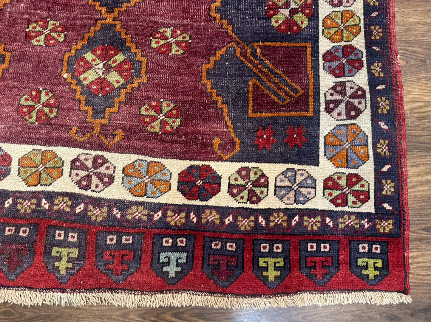 Turkish Kazak Rug 5x7, Geometric - Nuvé