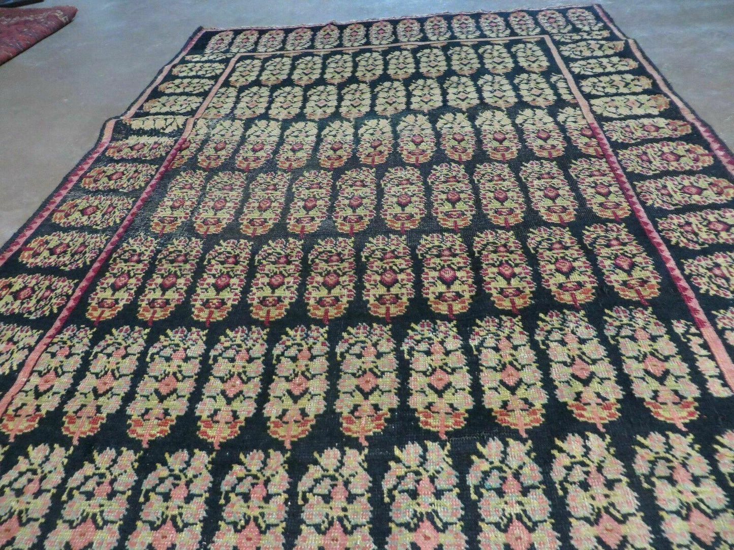 4' X 9' Antique Karabagh Caucasian Rug Handmade Wool Carpet Organic Dyes Nice - Nuvé