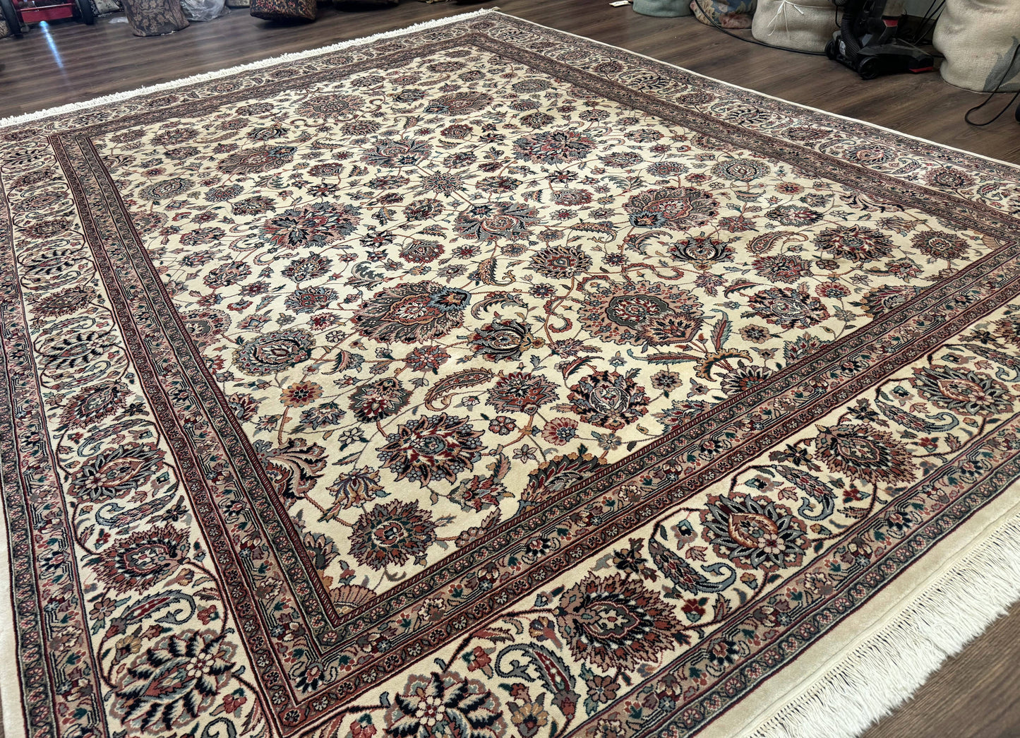 Pak Persian Rug 9x12, Allover Pattern, Fine Handmade Oriental Carpet - Nuvé