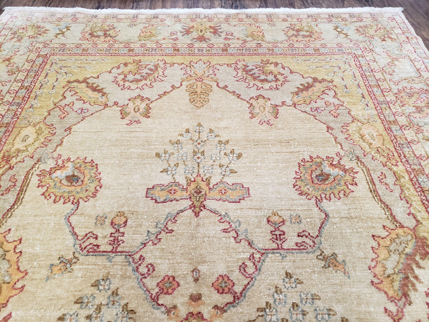 6x9 Turkish Oushak Rug, Wool Rug, Hand Knotted - Nuvé