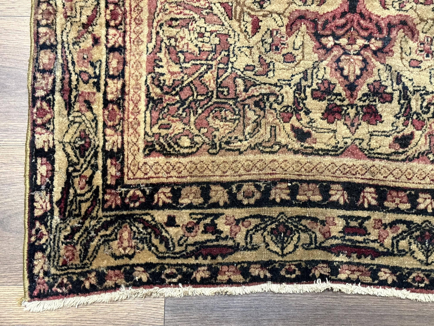 Antique Persian Lavar Rug 3x5, Persian Kerman Rug, Traditional Persian Carpet - Nuvé