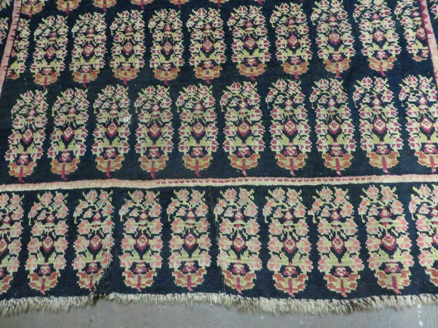 4' X 9' Antique Karabagh Caucasian Rug Handmade Wool Carpet Organic Dyes Nice - Nuvé