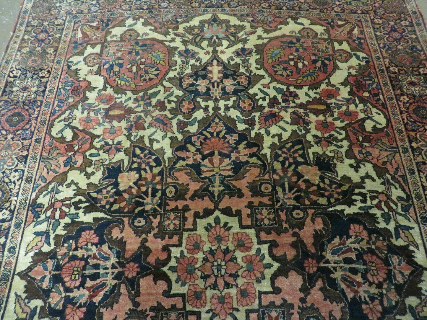 4' X 6' Antique Ultra Fine Handmade India Floral Oriental Wool Rug Carpet Nice - Nuvé