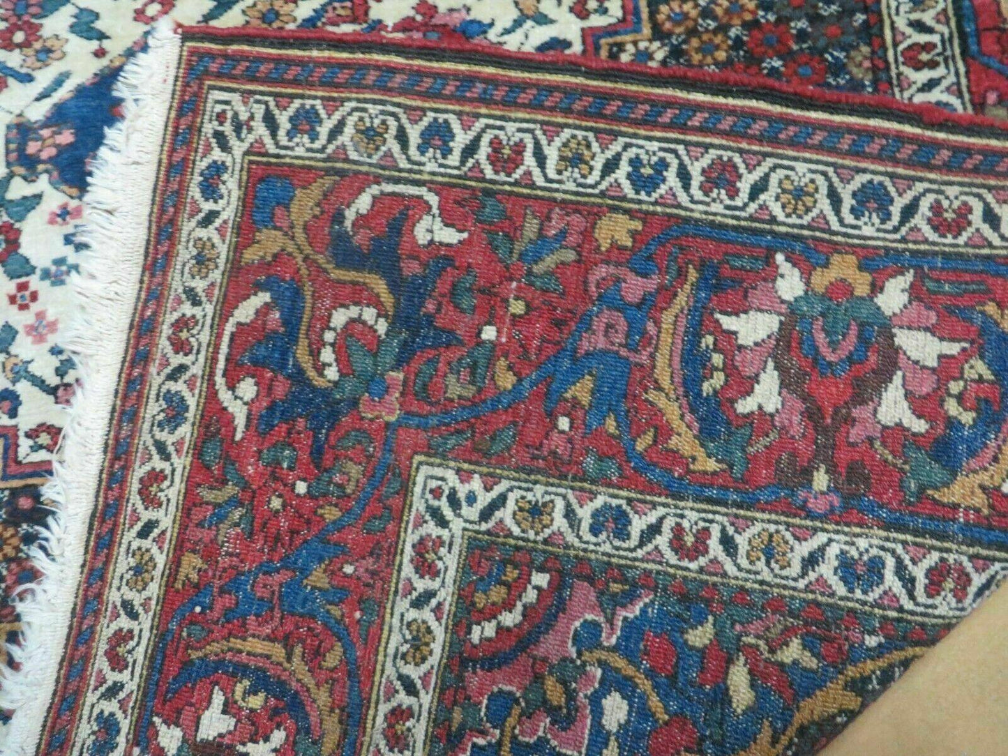4' X 7' Vintage Handmade Turkish Floral Orient Medallion Wool Veg Dye Rug Nice - Nuvé