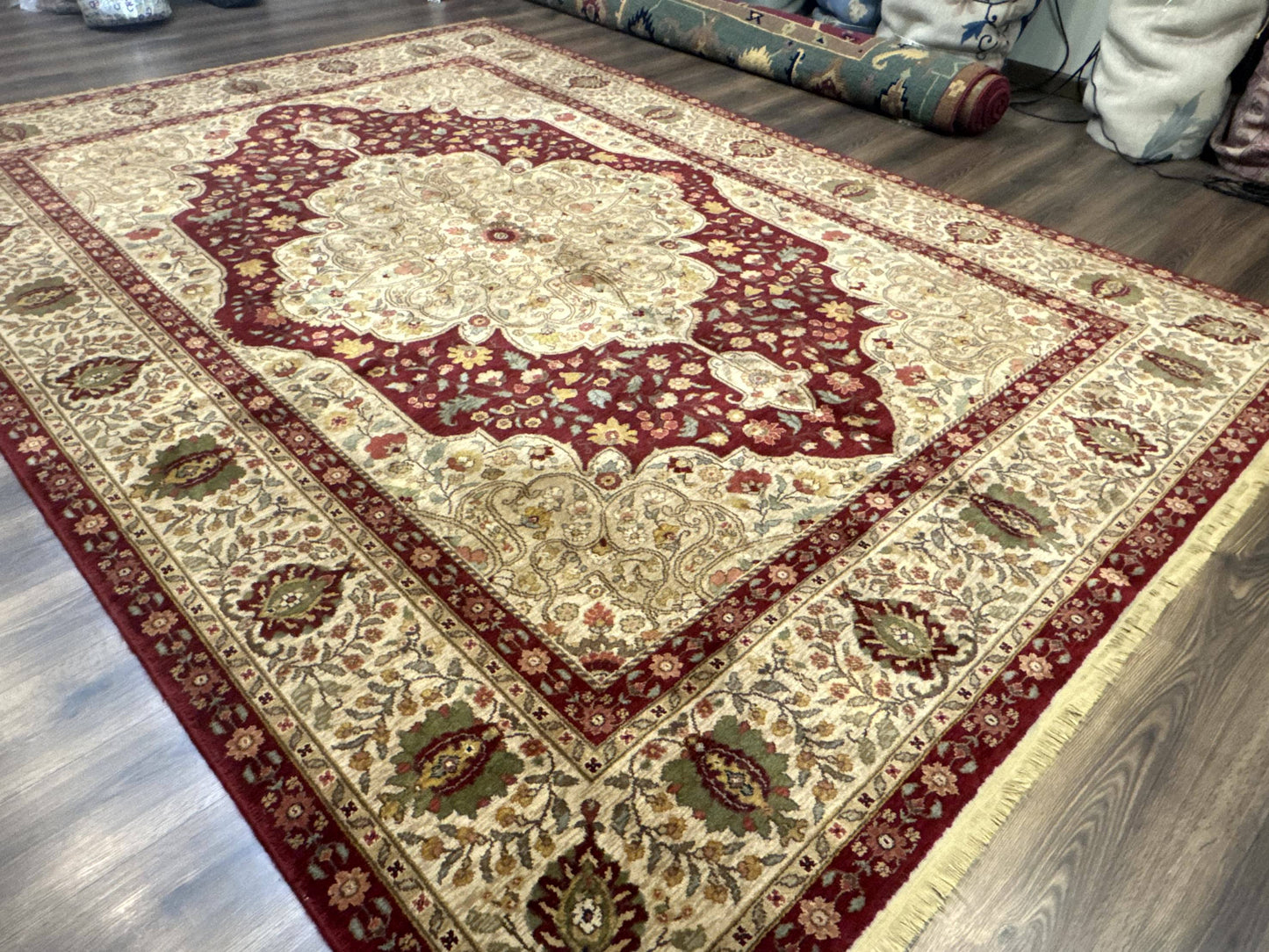 Karastan Rug 8.8 x 12, Antique Legends Royal Tabriz, Wool Pile, Vintage, Rare Design - Nuvé