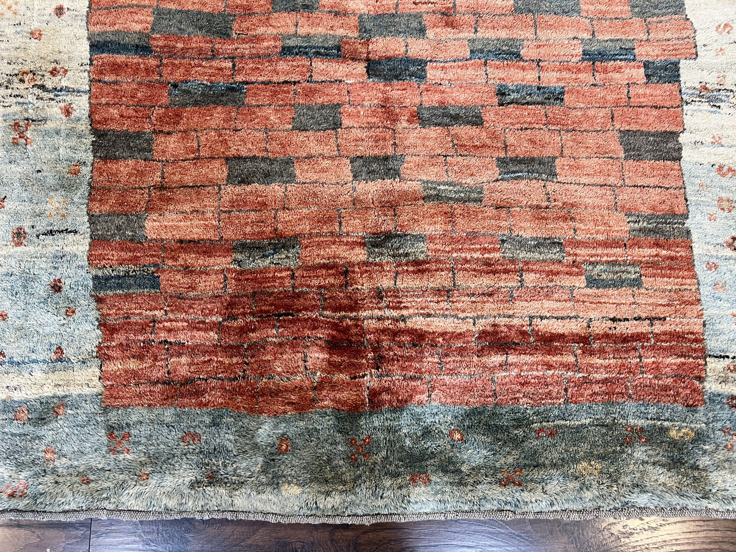 Persian Gabbeh Rug 6x8 ft, Wool Handmade Tribal Rug - Nuvé