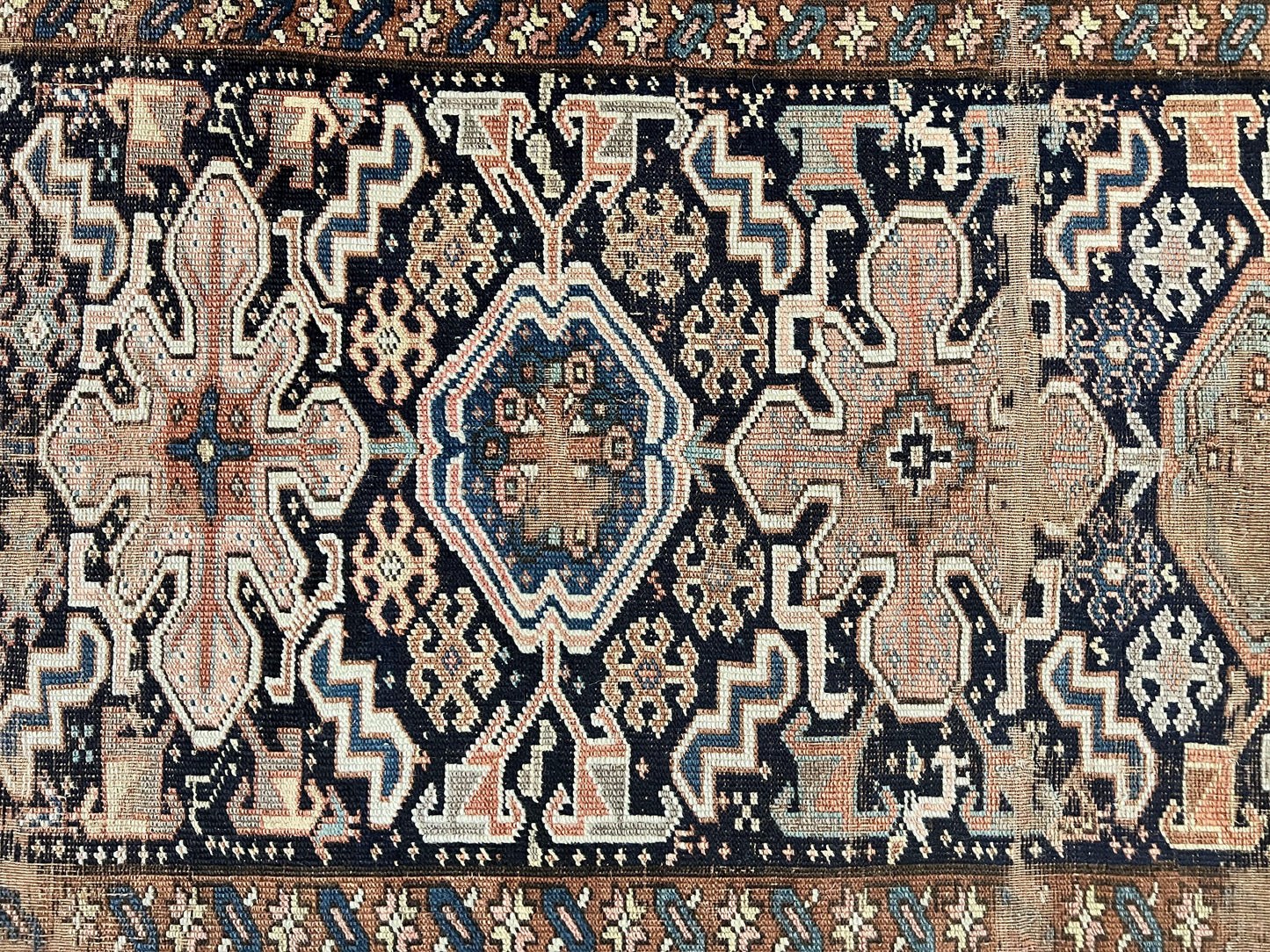 Antique Persian Tribal Runner Rug 4.6 x 9.8, Kurdish Runner, Rug for Hallway or Kitchen, 1920s Carpet, Wool Handmade Rug - Nuvé