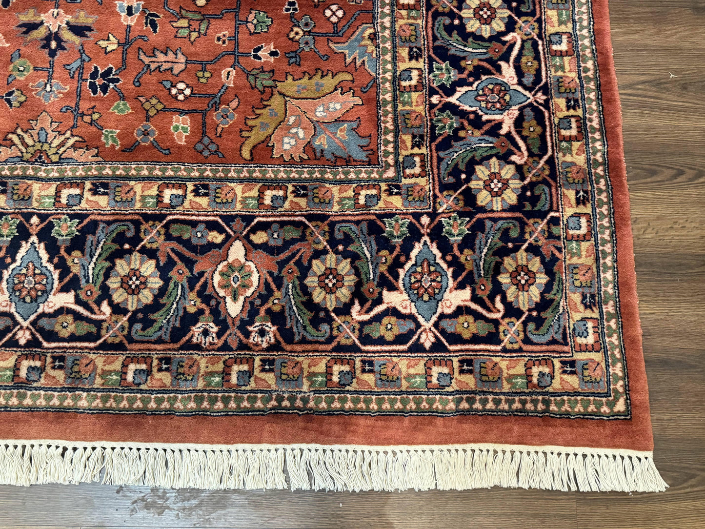 Indo Persian Heriz Rug 10x15, Allover Pattern, Large Wool Handmade Rug - Nuvé