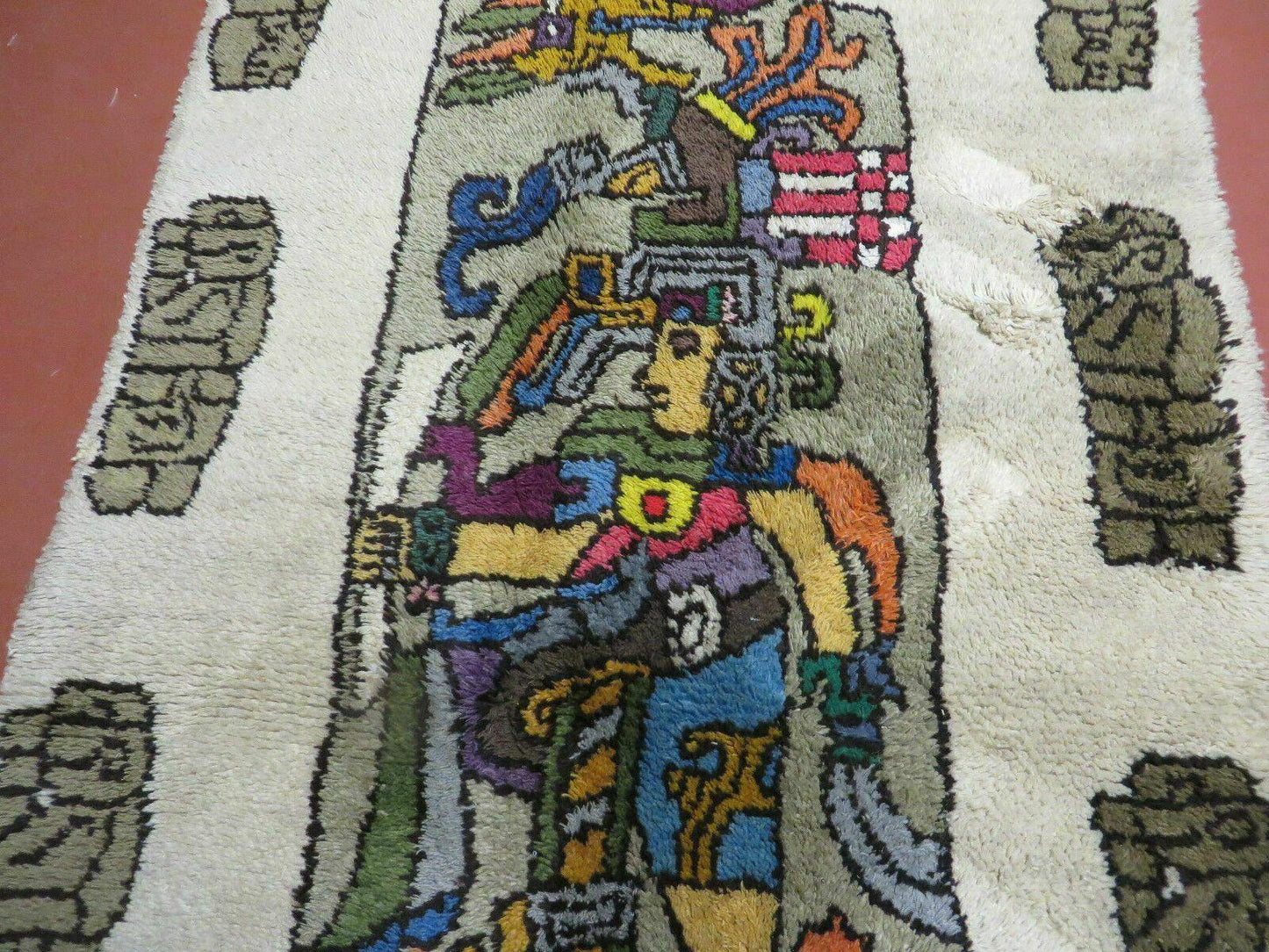 4' X 7' Vintage Handmade Knotted Tribal Nomadic Shag Wool Rug Carpet Prince - Nuvé