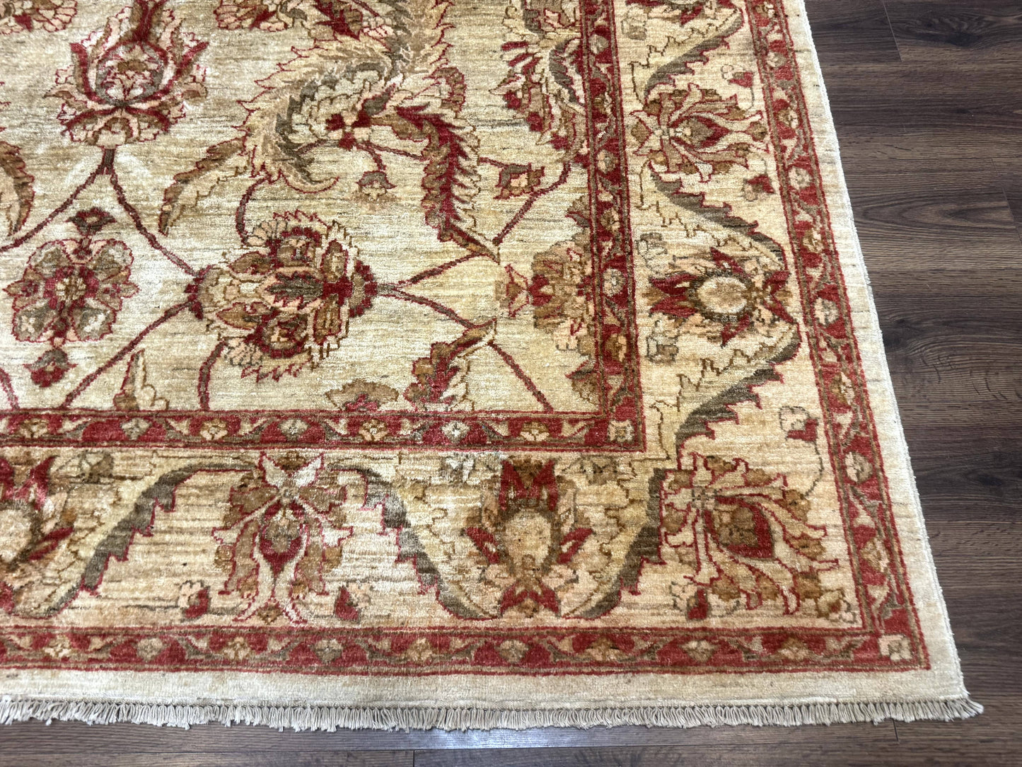 Indian Mahal Rug 7x9, Traditional Wool Carpet - Nuvé