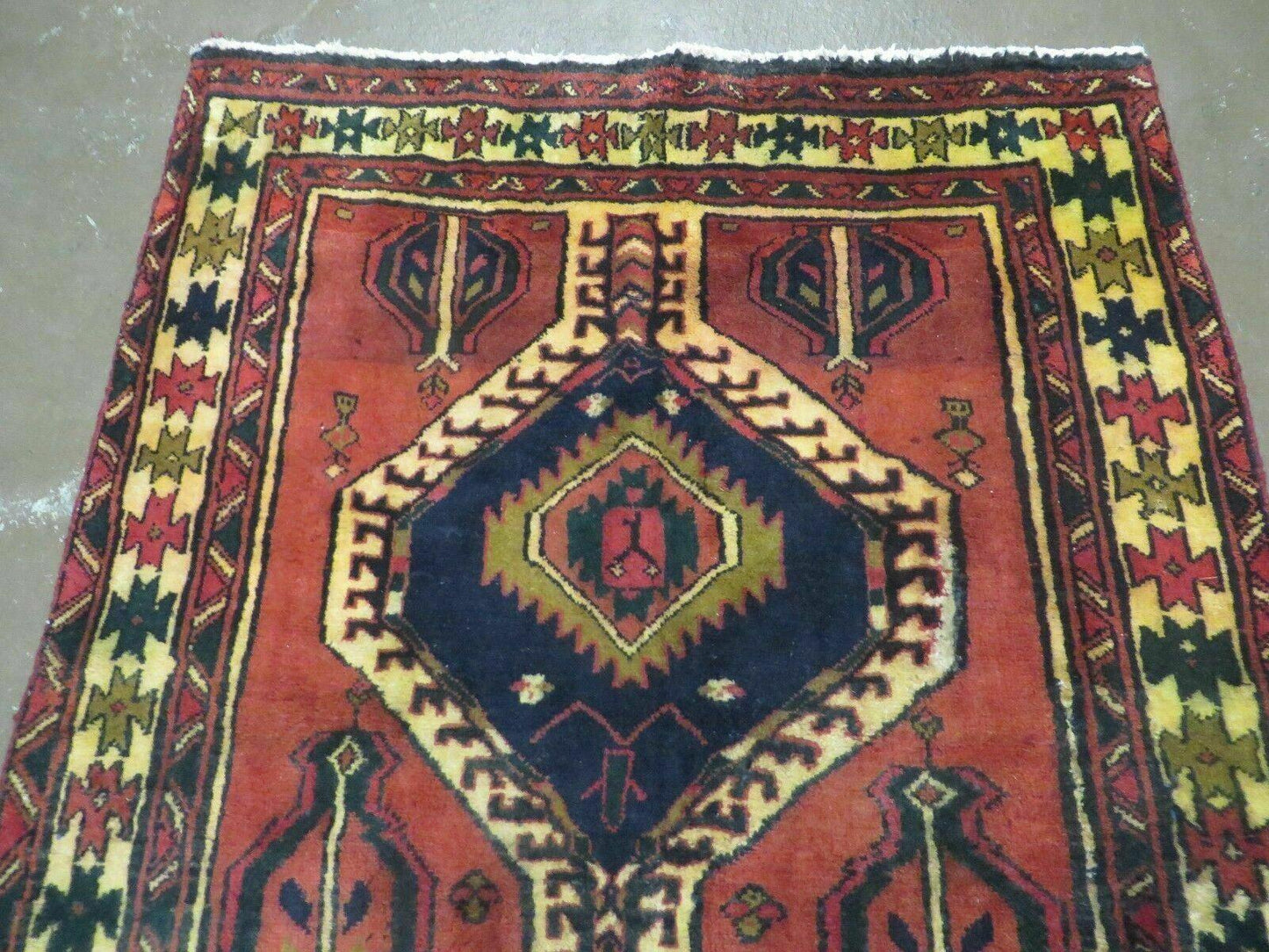 3' 4"X 7' Antique Handmade Turkish Wool Rug Organic #101 - Nuvé