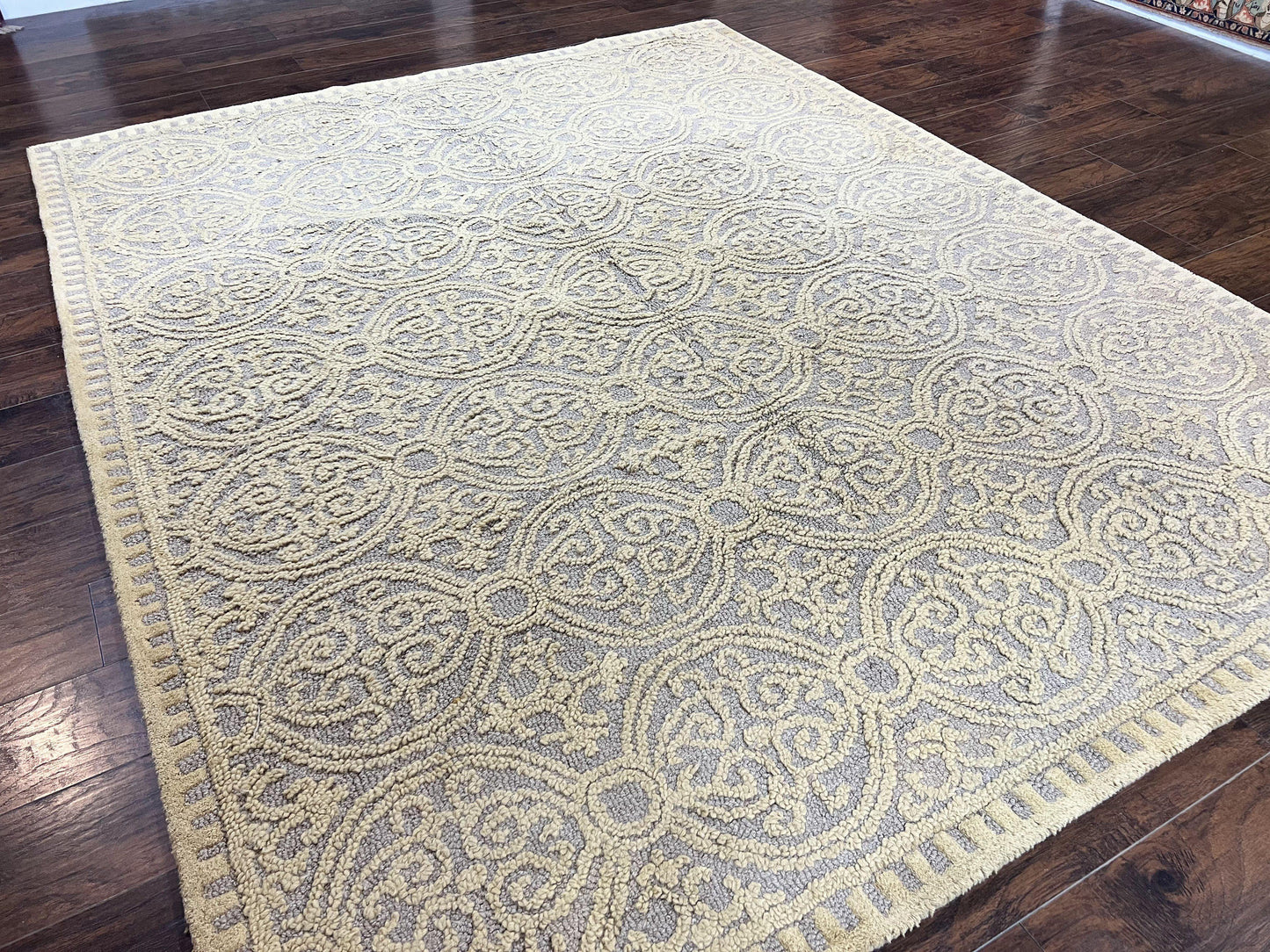 Safavieh Rug 8x10, Cambridge Rug, Wool Hand Tufted Carpet, Modern Room Sized Wool Pile Area Rug - Nuvé