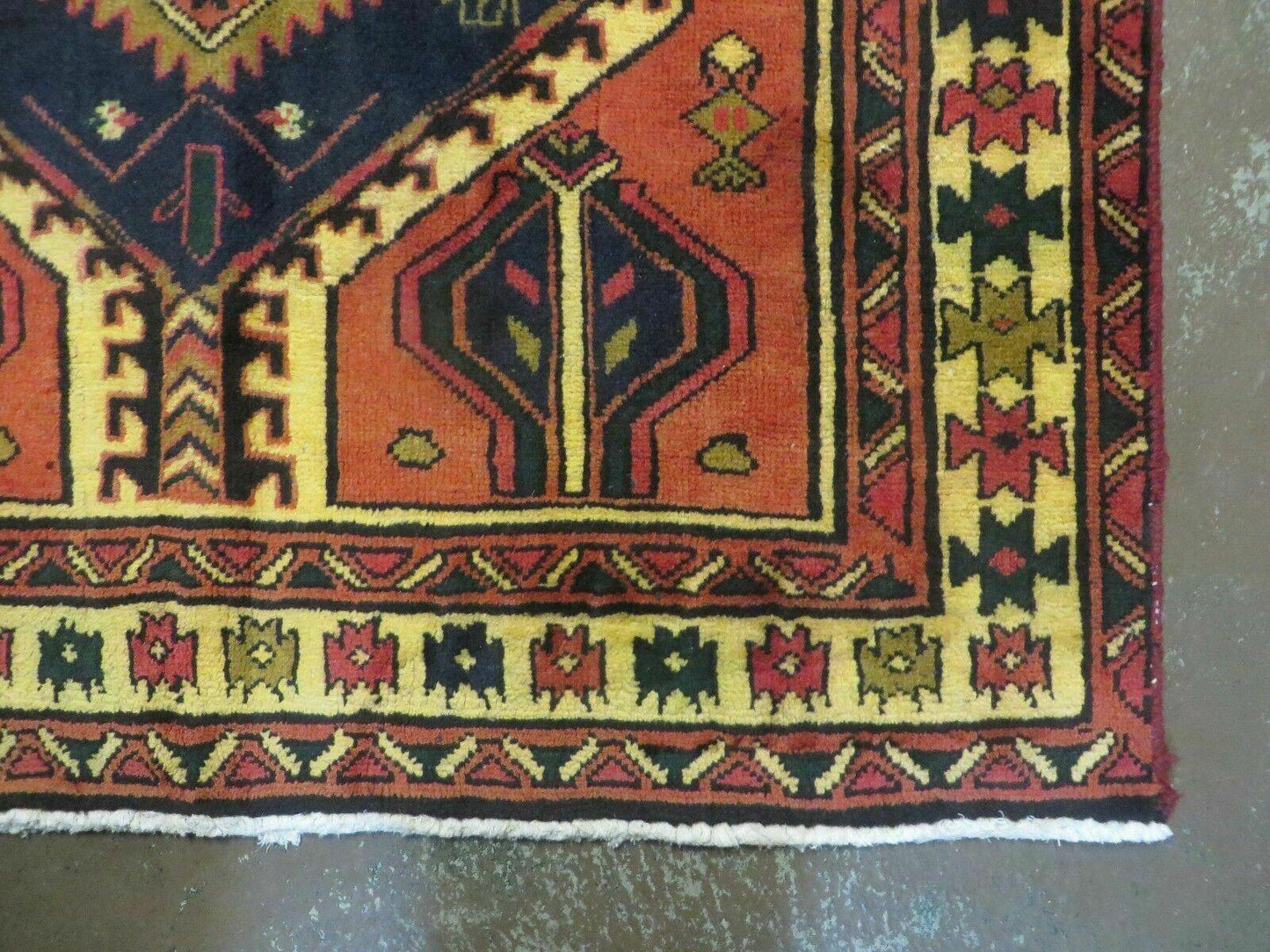 3' 4"X 7' Antique Handmade Turkish Wool Rug Organic #101 - Nuvé