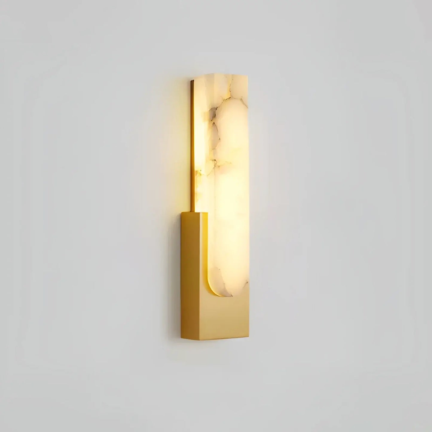 Agatha Alabaster Copper Wall Lamp - Nuvé