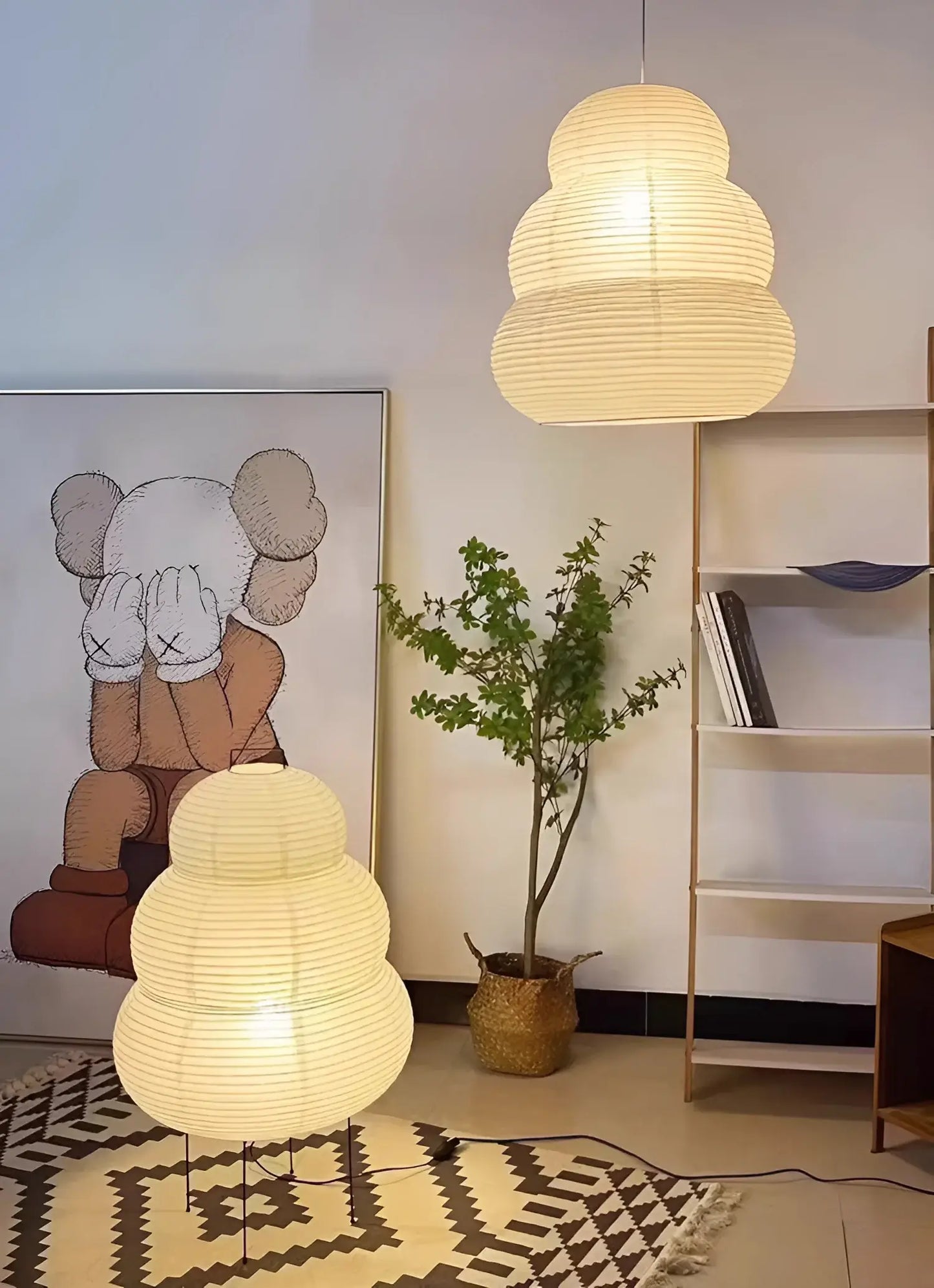 Akari Rice Paper 24N Pendant Light - Nuvé