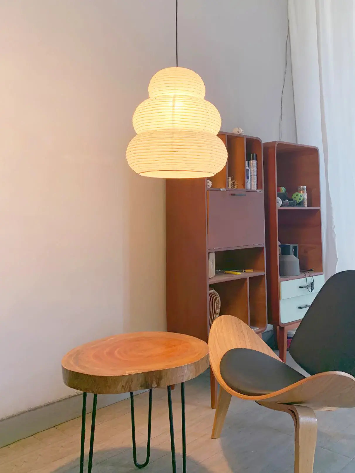 Akari Rice Paper 24N Pendant Light - Nuvé