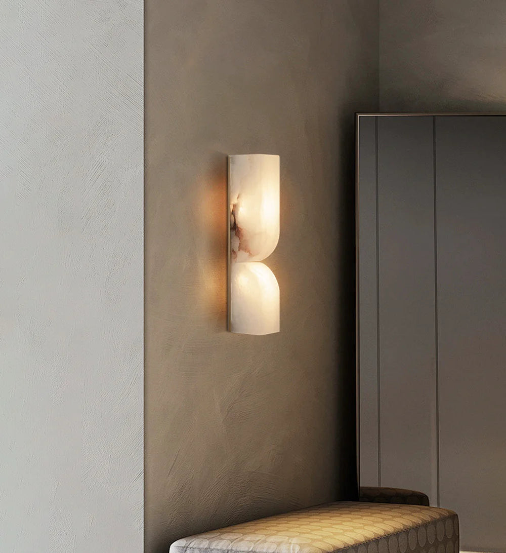 Alabaster Essence Wall Sconce - Nuvé