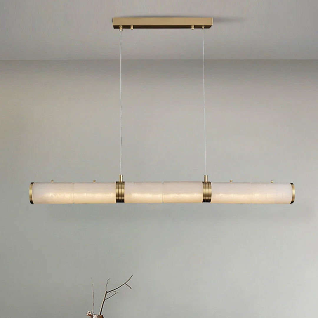 Alabaster Pillar Linear Chandelier - Nuvé