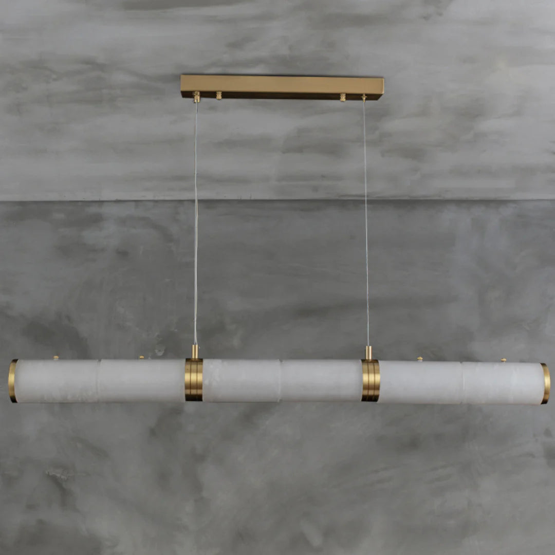 Alabaster Pillar Linear Chandelier - Nuvé