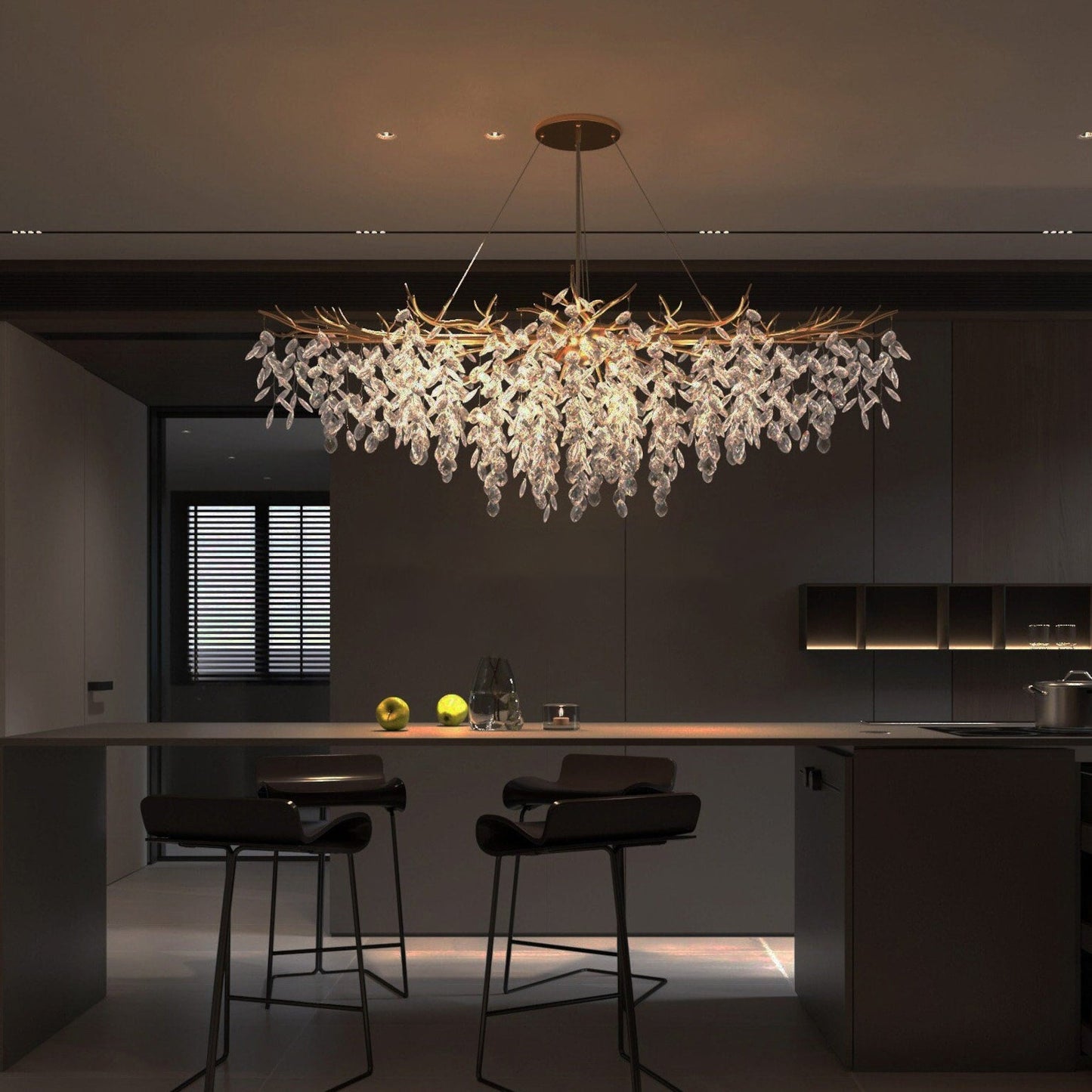 Albero Collection Crystal Chandelier - Nuvé