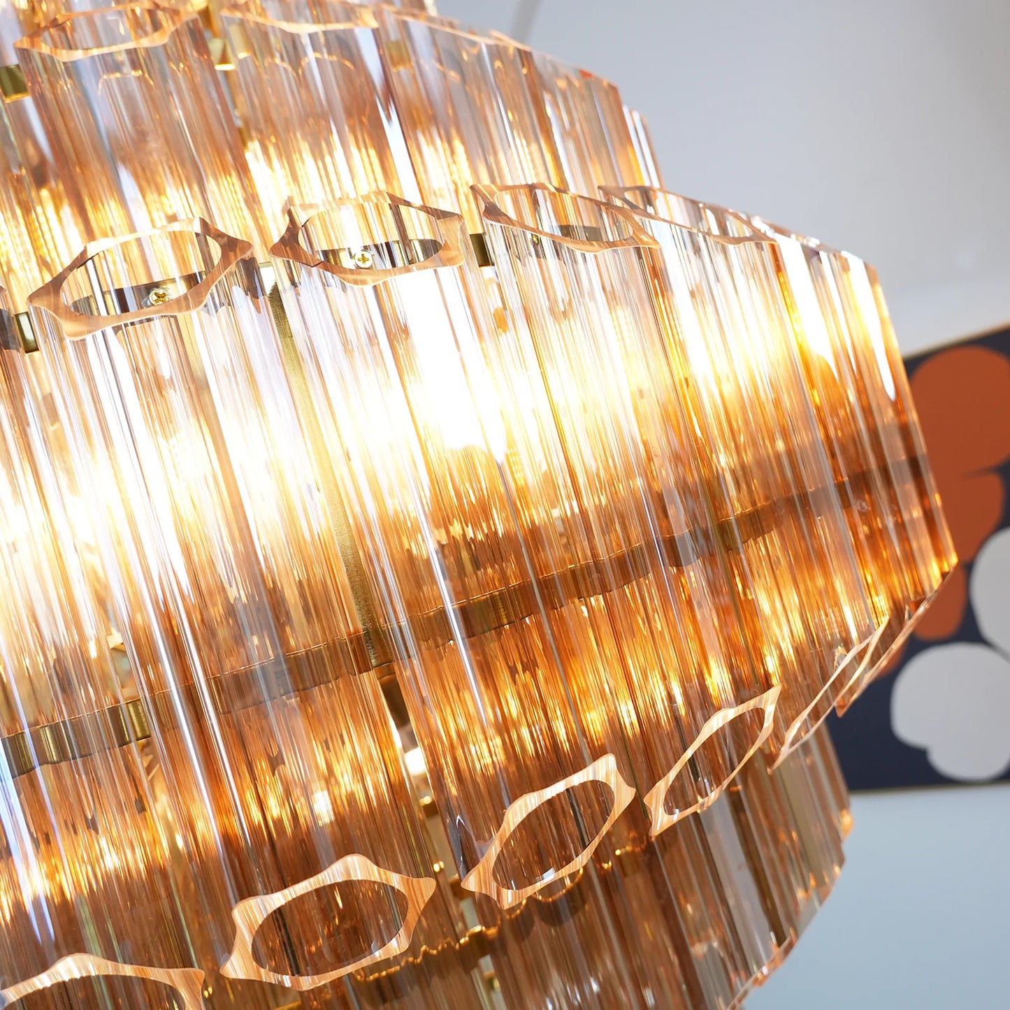 Amber Palermo Round Chandelier - Nuvé