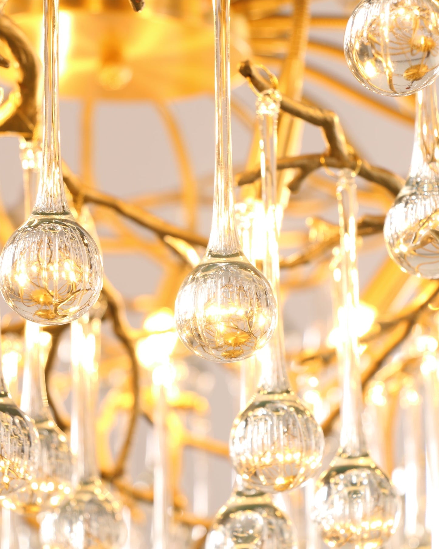 Anita brass chandelier - Nuvé