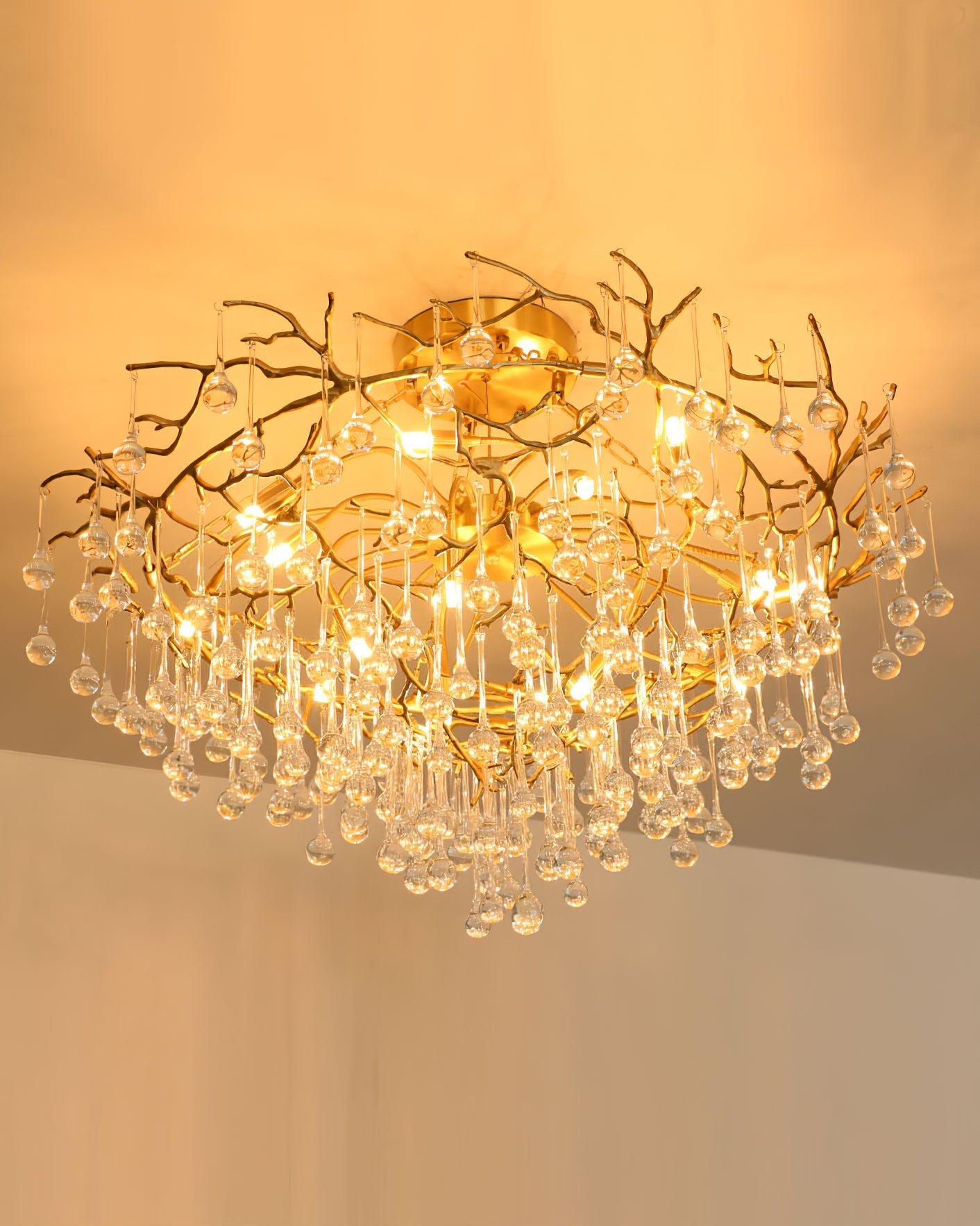 Anita brass chandelier - Nuvé