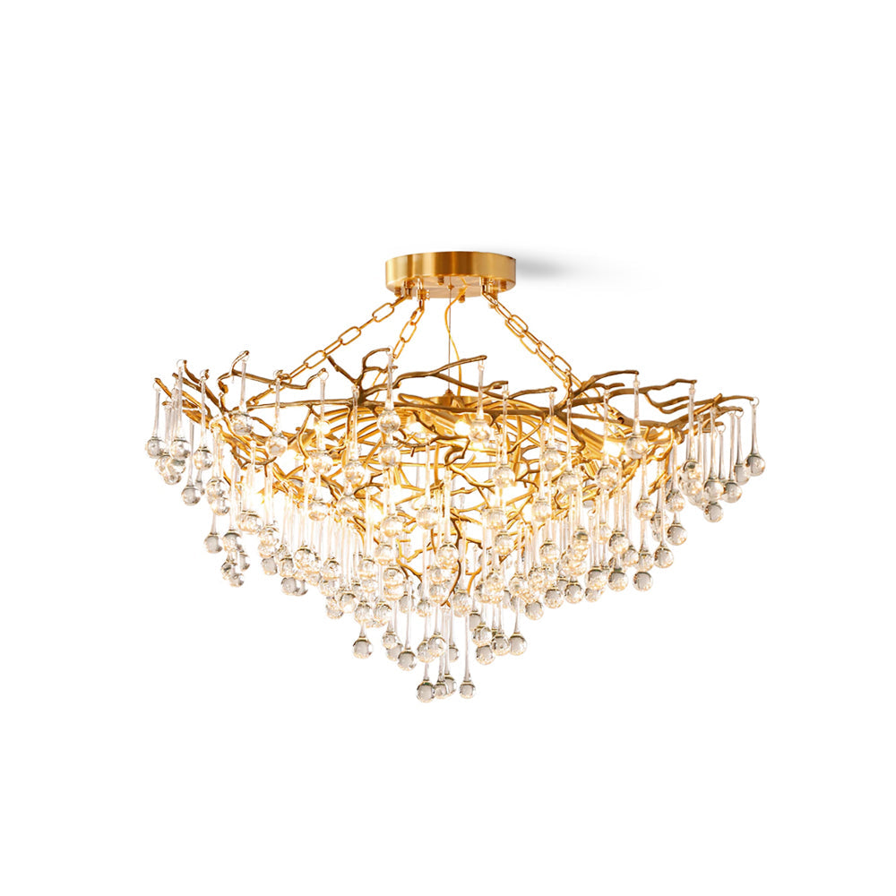 Anita brass chandelier - Nuvé