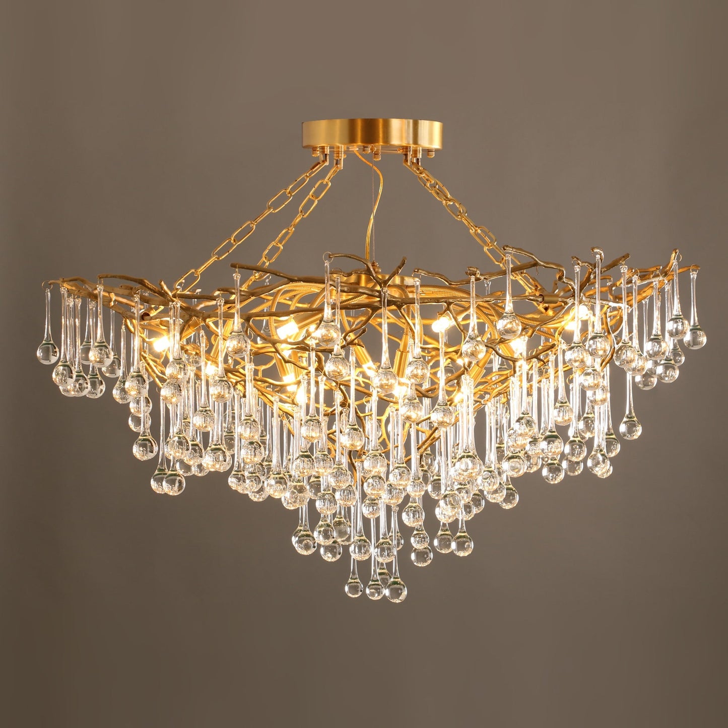 Anita brass chandelier - Nuvé