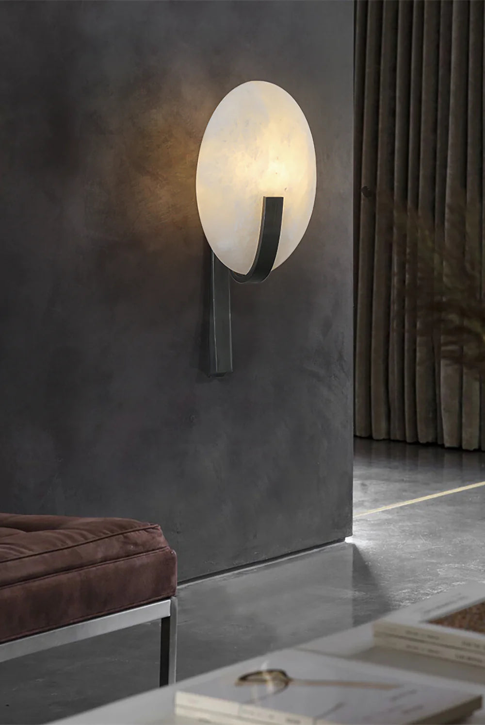 Alabaster Applique Alice Wall Lamp - Nuvé