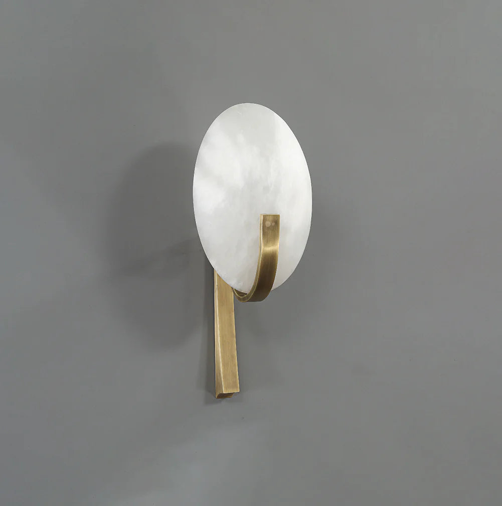 Alabaster Applique Alice Wall Lamp - Nuvé