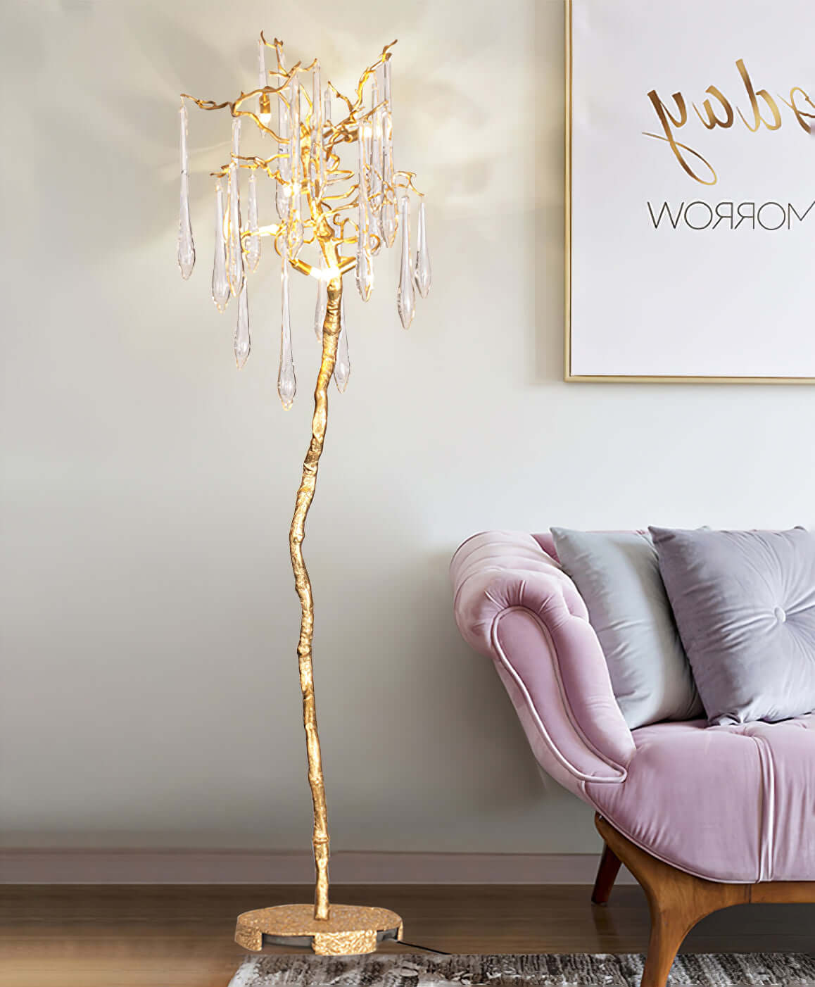 Aqua Babylonica Floor Lamp - Nuvé