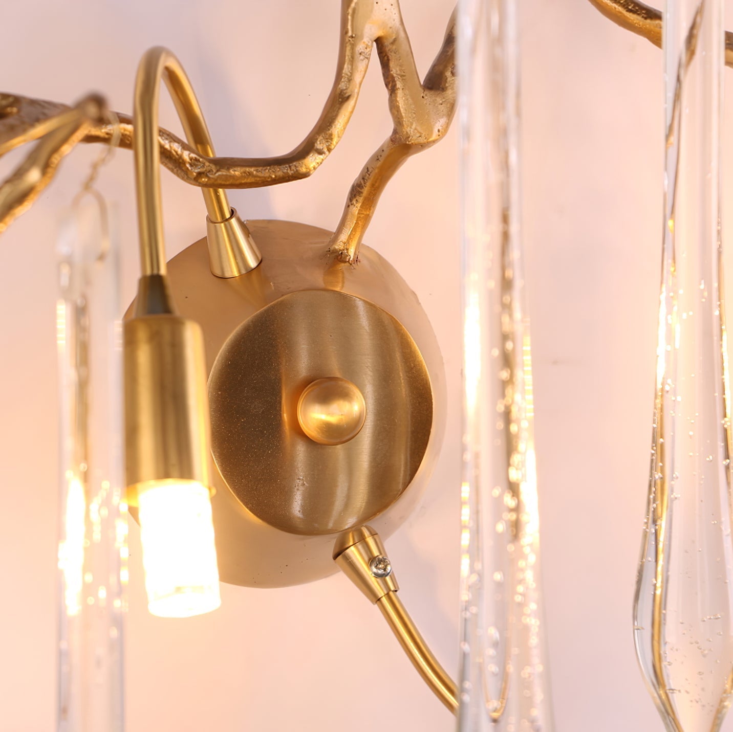 Aqua Salix Crystal Wall Lamp - Nuvé