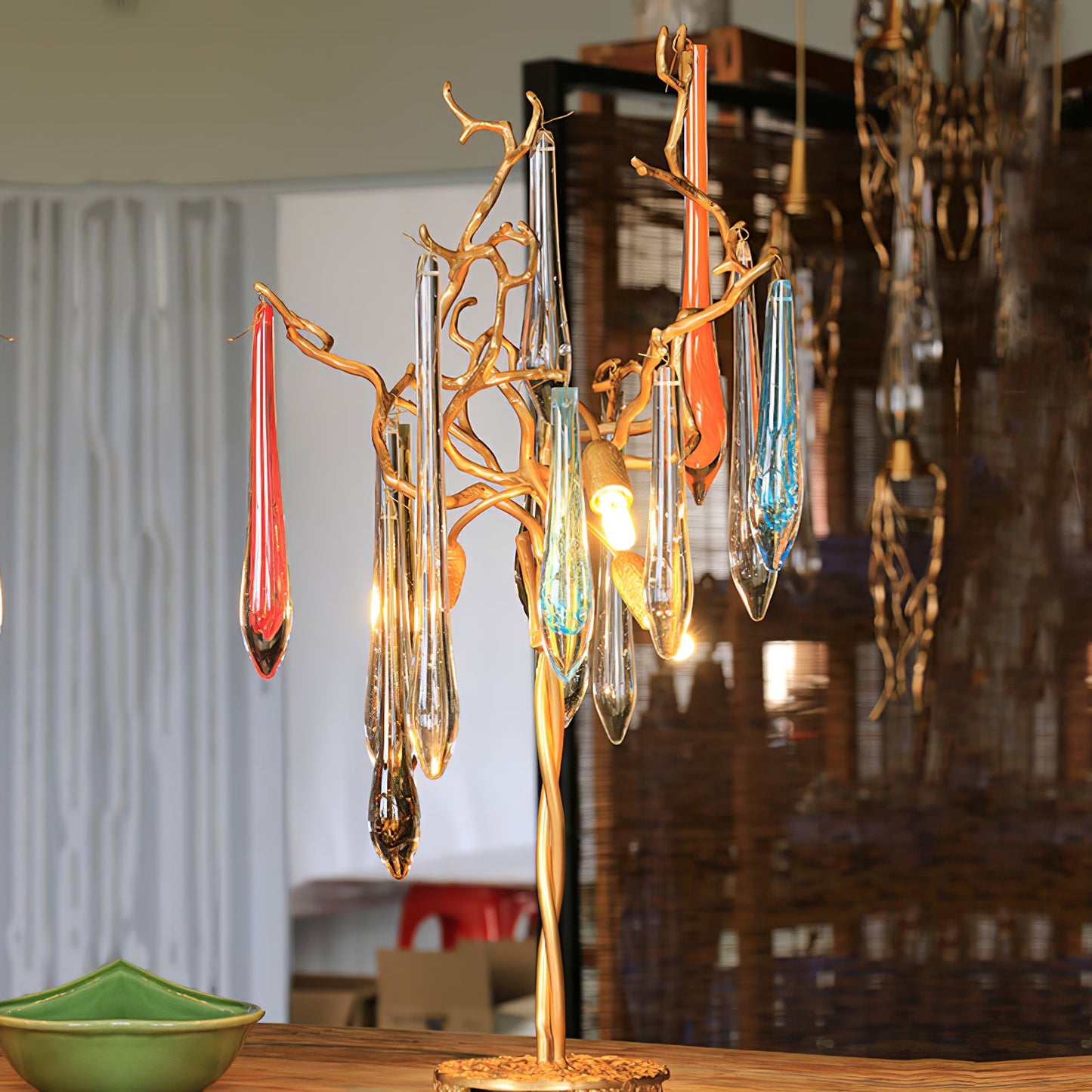 Aqua Willow Table Lamp - Nuvé