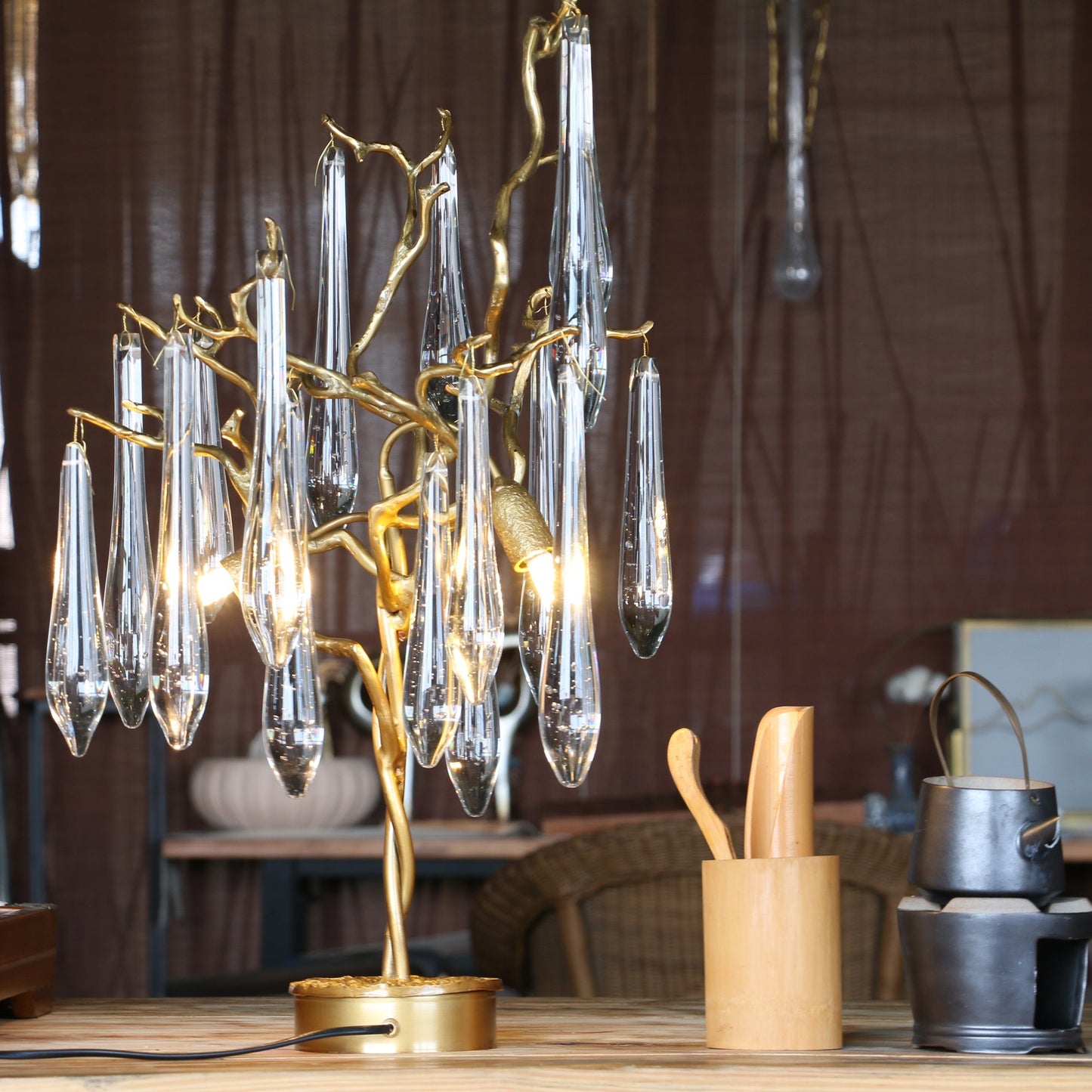 Aqua Willow Table Lamp - Nuvé