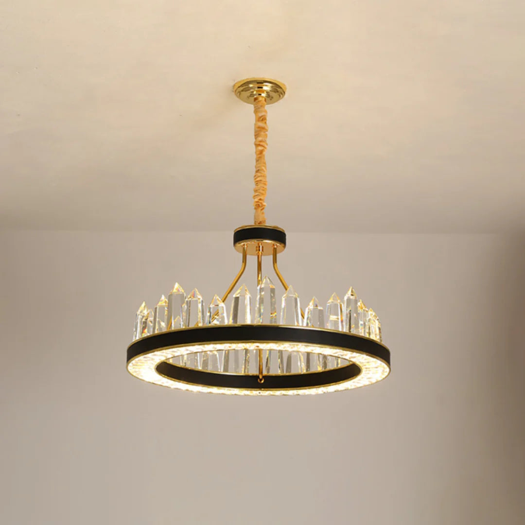 Argus Round Crystal Chandelier - Nuvé