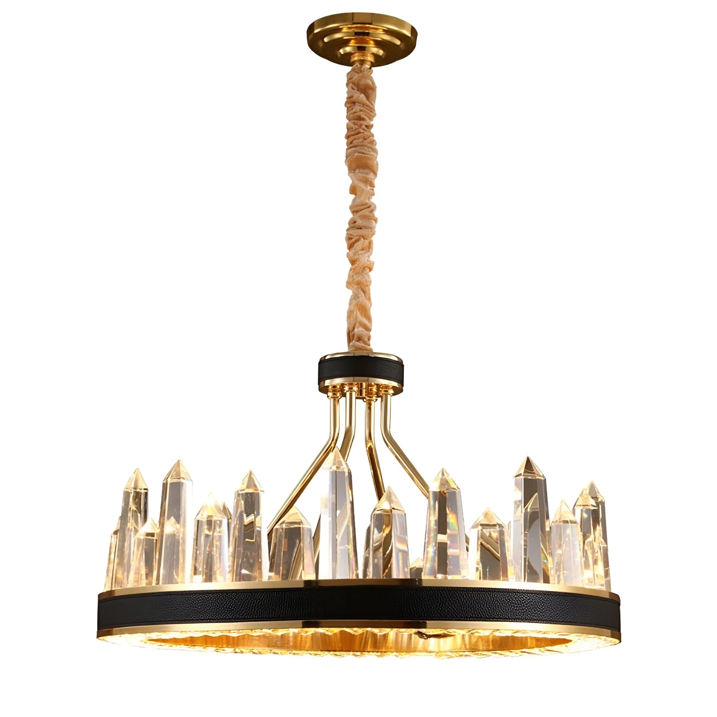 Argus Round Crystal Chandelier - Nuvé