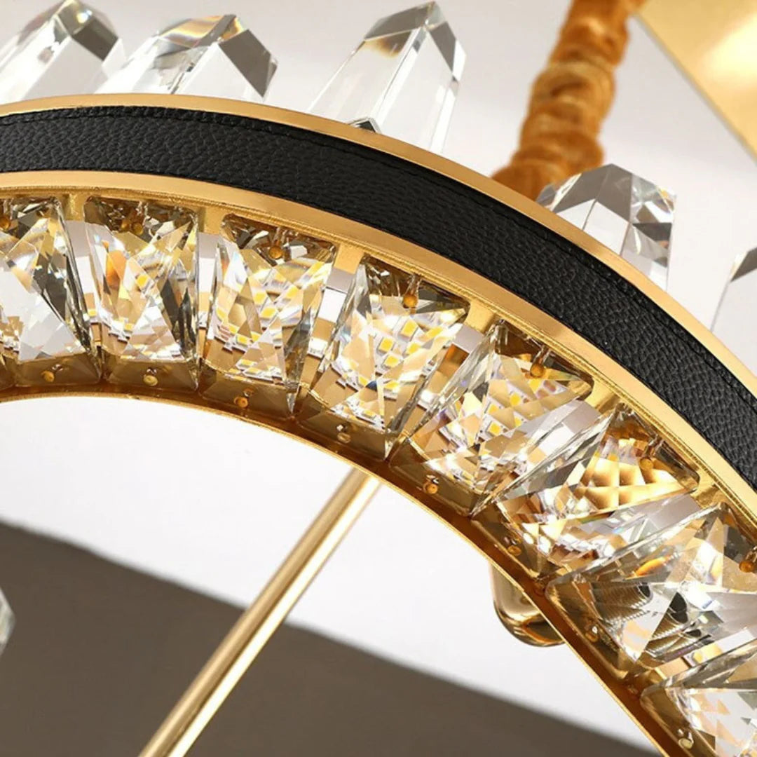 Argus Round Crystal Chandelier - Nuvé