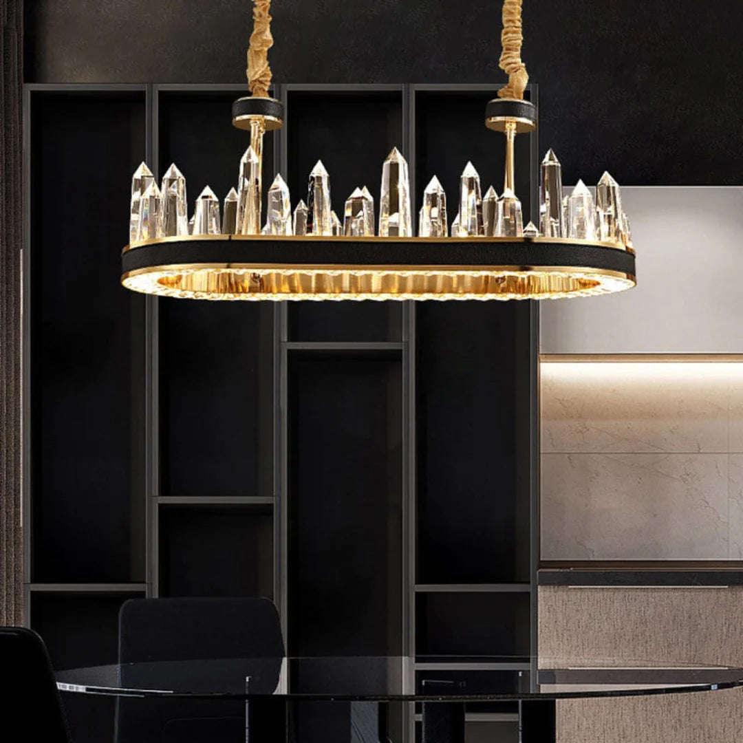 Argus Round Crystal Chandelier - Nuvé
