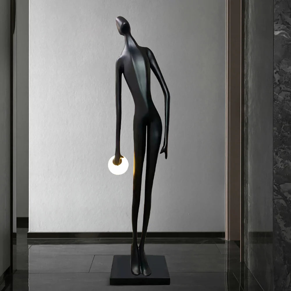 Art Design Human Statue Floor Lamp - Nuvé