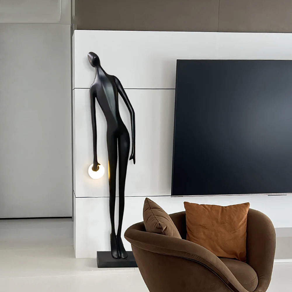Art Design Human Statue Floor Lamp - Nuvé