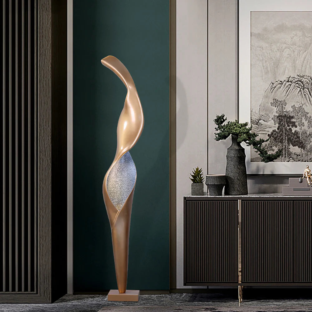 Art Torch Sculpture Floor Lamp - Nuvé