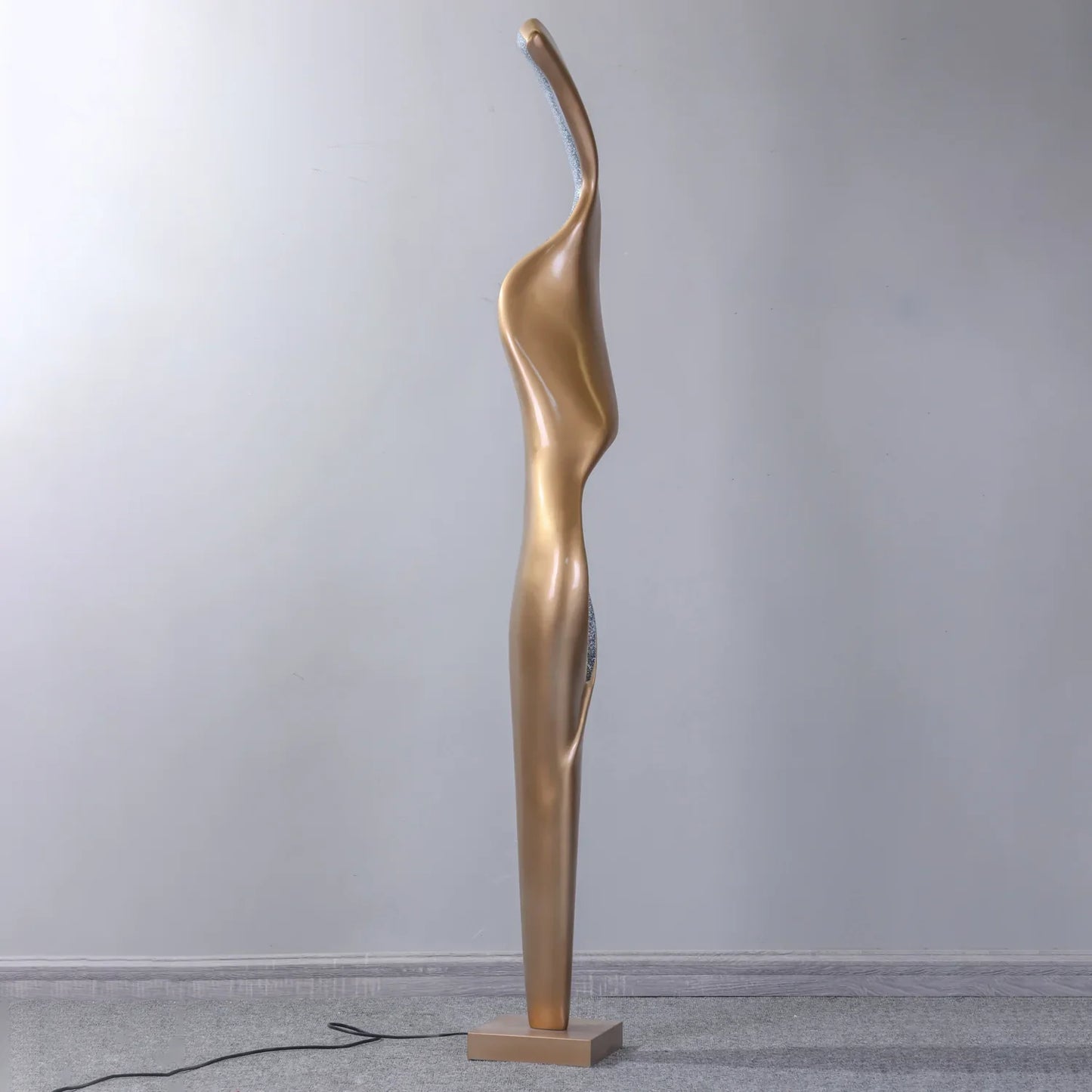Art Torch Sculpture Floor Lamp - Nuvé