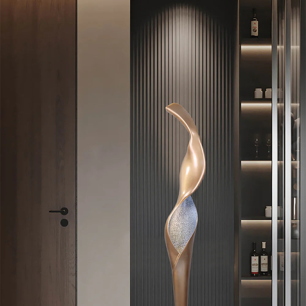 Art Torch Sculpture Floor Lamp - Nuvé