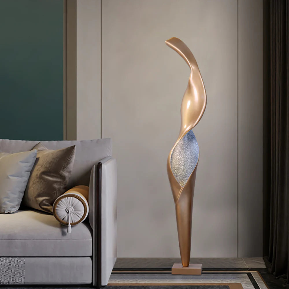 Art Torch Sculpture Floor Lamp - Nuvé