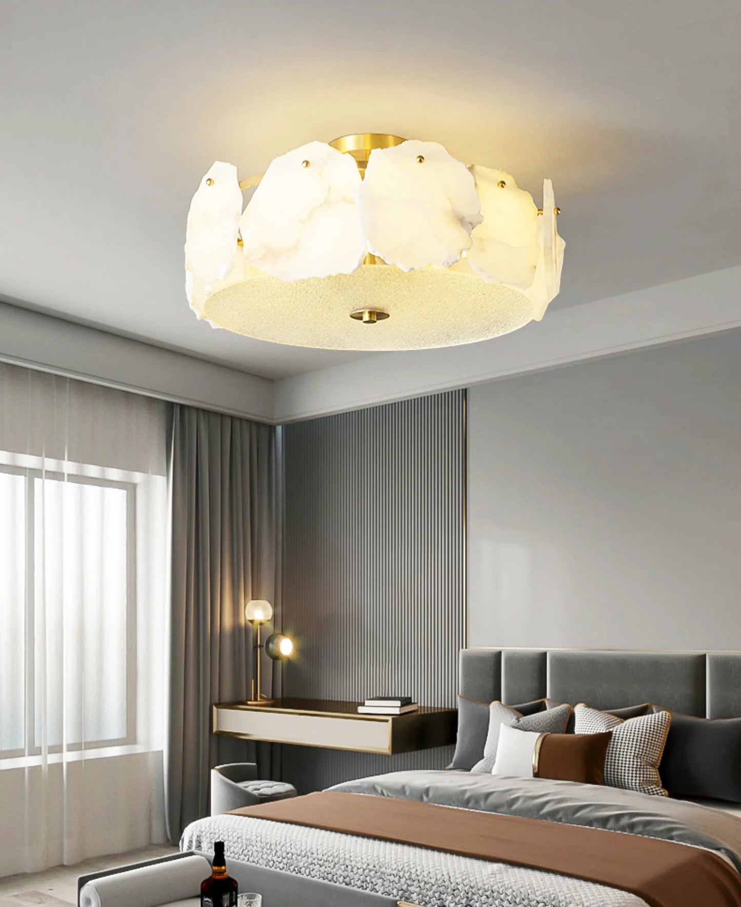 Artze Alabaster Ceiling Light - Nuvé